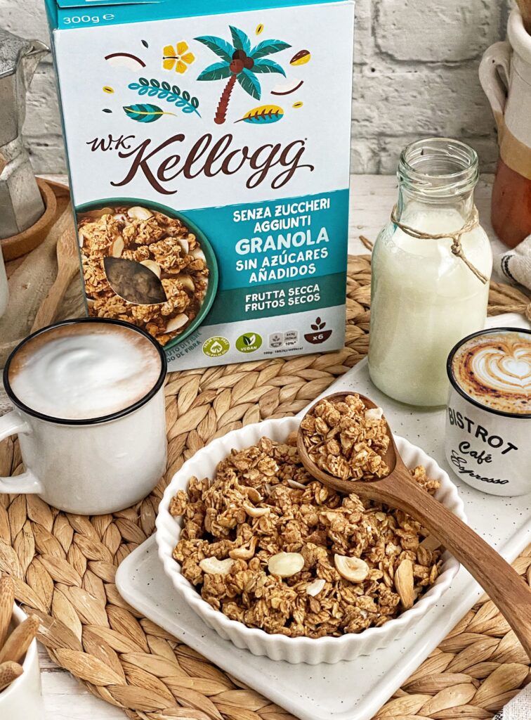 Kellogg Granola, senza Zuccheri Aggiunti, Frutta Secca, 300g